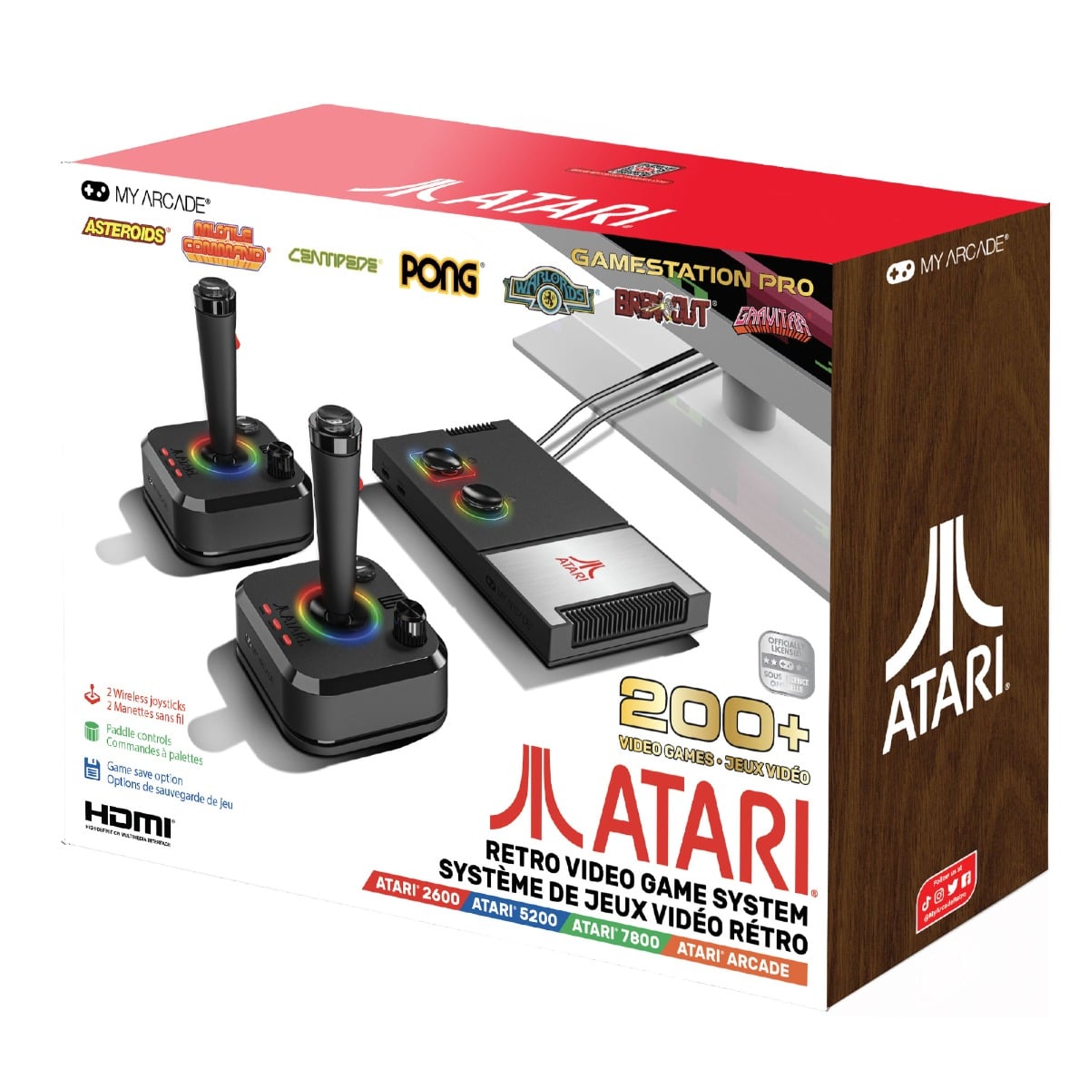 My Arcade Pro Atari: Sistem Retro cu 200+ Jocuri