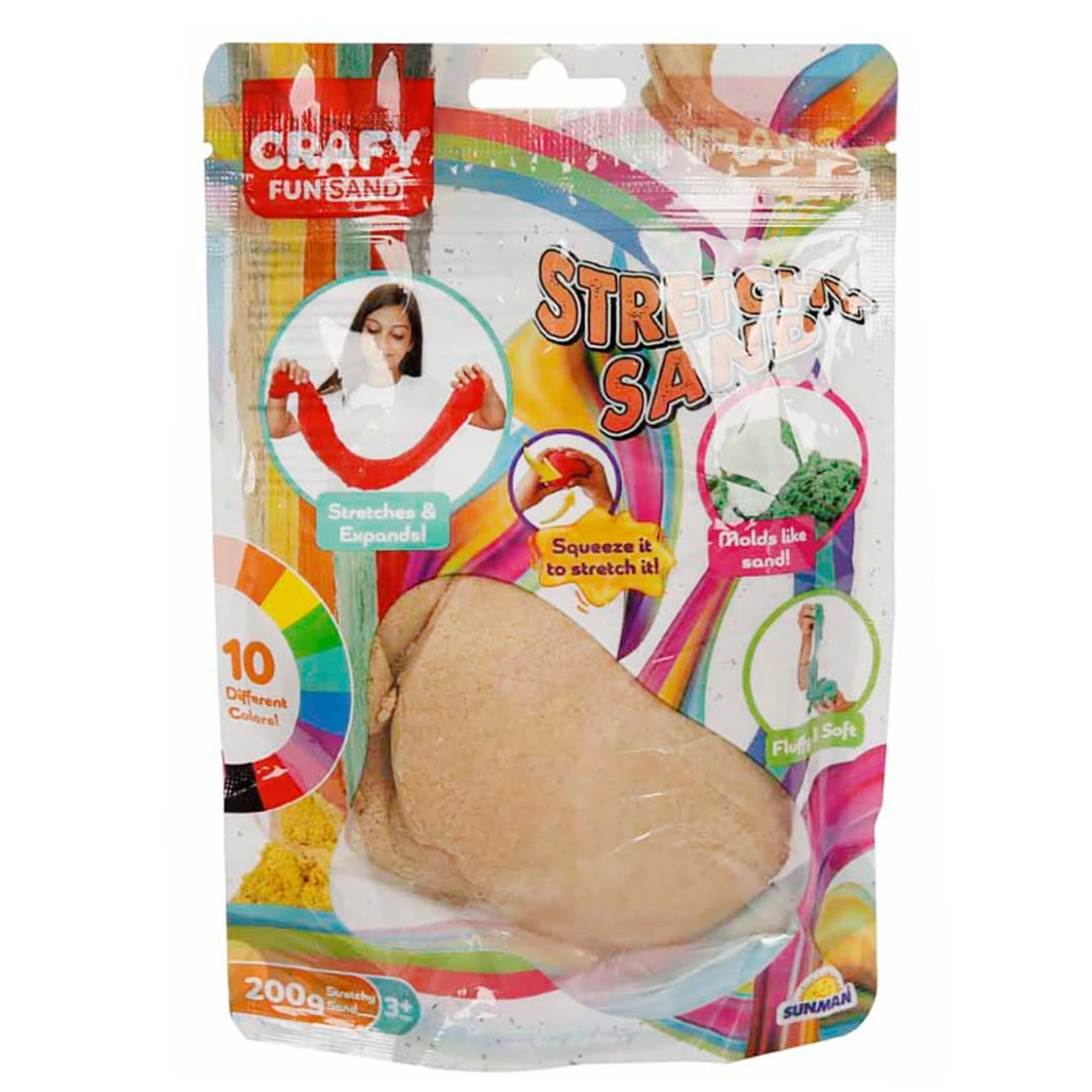 Nisip Kinetic Crafy 200g Natural, Modelare Creativă