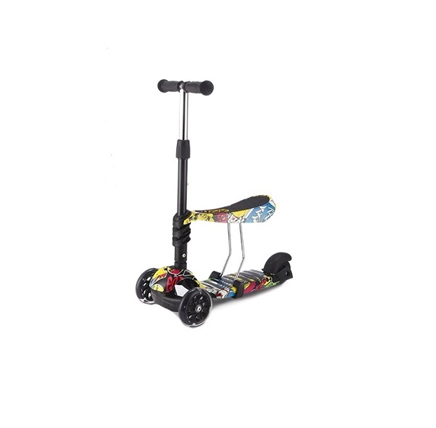 Trotineta 3 in 1 Kikkaboo Ride and Skate Train
