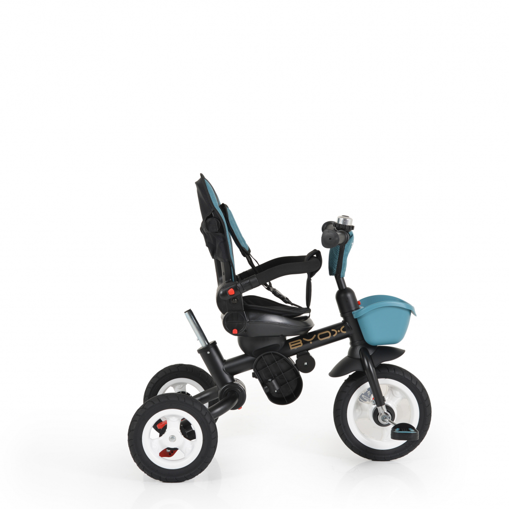 Tricicleta Byox Flexy Lux Turquoise, Pliabila - imagine 7