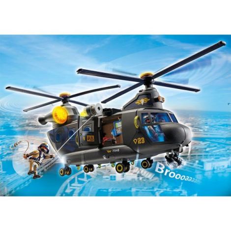 Playmobil Aeronava SWAT - Jucărie Acțiune - imagine 2