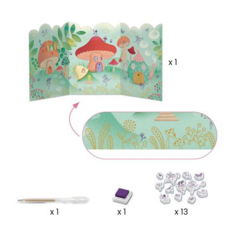 Atelier Creativ Djeco Lumea Zânelor - 6 Activități - imagine 5