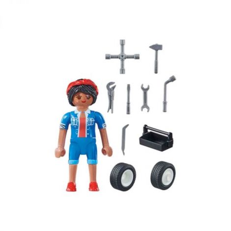 Playmobil Figurina Mecanic | Joc Creativ Copii - imagine 3