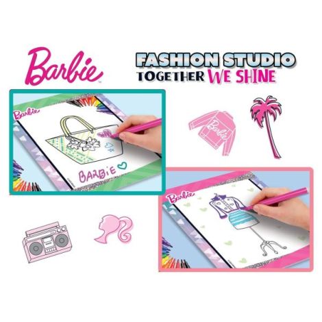 Lisciani Barbie Fashion Studio - Set Creativ Design - imagine 3