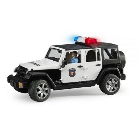 Bruder Jeep de Poliție cu Lumină și Sunete - imagine 3