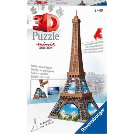 Puzzle 3D Eiffel Ravensburger - 54 piese - imagine 2