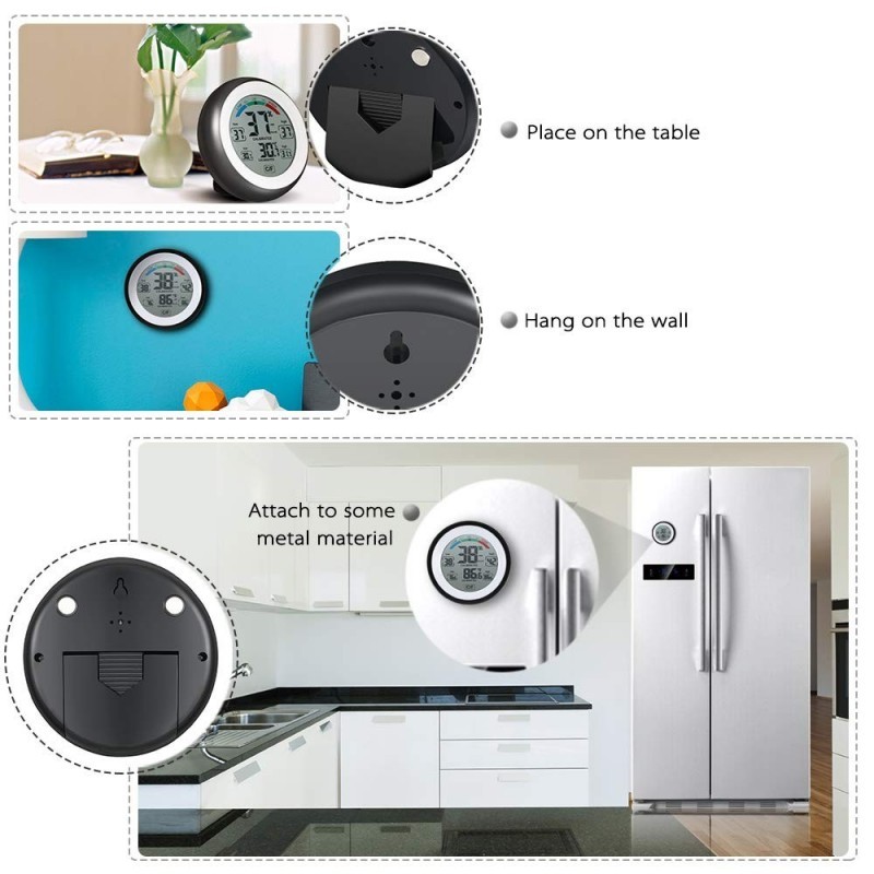 Termometru Higrometru Digital Procart - Control Touch - imagine 4