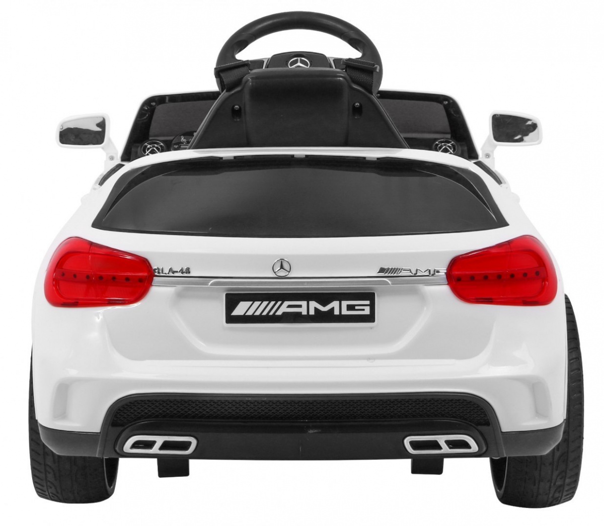 Masinuta Electrica Mercedes-AMG GLA45 Alba - imagine 6