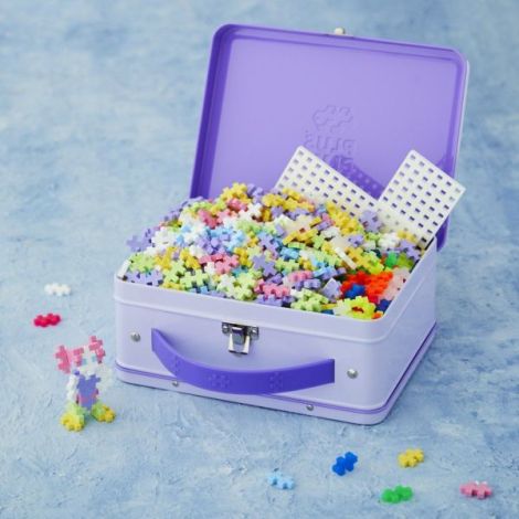 Set Plus-Plus 600 piese cutie metalică pastel - imagine 6