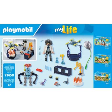 Playmobil Cercetator cu Roboti | Aventura Științifică - imagine 5