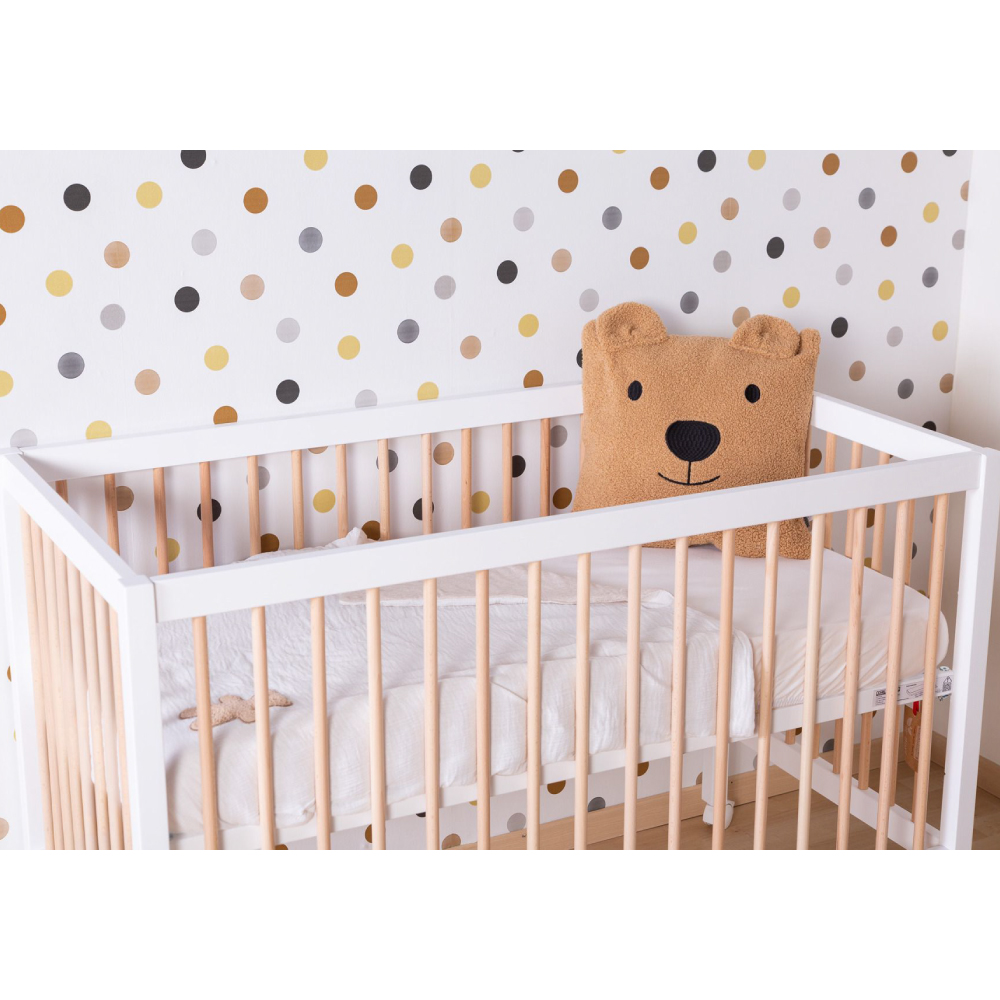Patut Childhome Cot 97 Fag 60x120 cm NaturalAlb - imagine 2