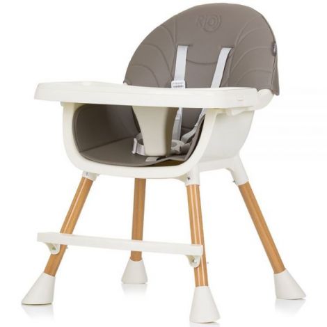 Scaun masă Chipolino Rio 2în1 Graphite - imagine 3