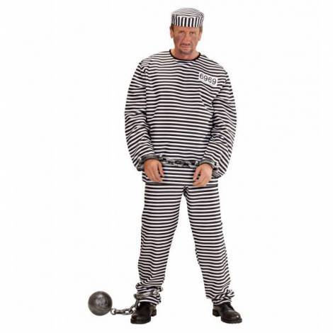 Costum Detinut Carnaval Adulti | Widmann Italia
