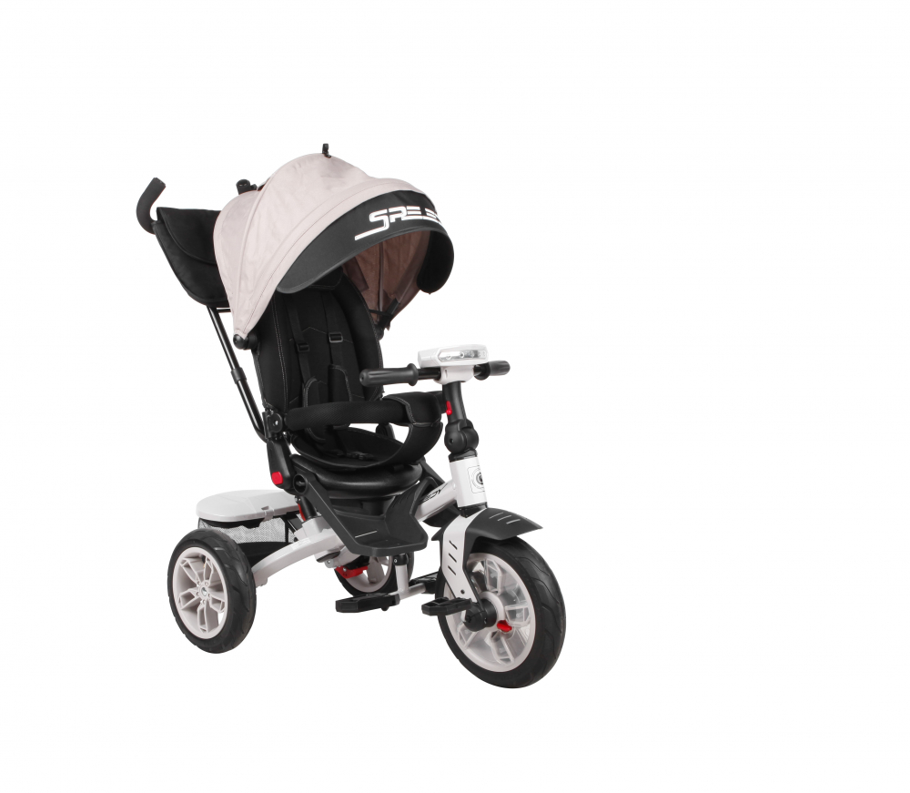 Tricicleta Lorelli 4 în 1 Speedy Air IvoryBlack - imagine 3
