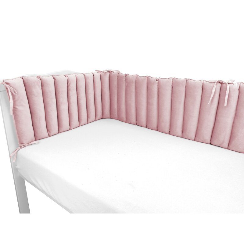 MimiNu Aparatoare Patut Raspberry 180cm - Siguranță - imagine 2