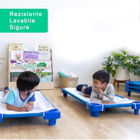Pat Superpozabil Moje Bambino, 132 cm, Albastru - imagine 6