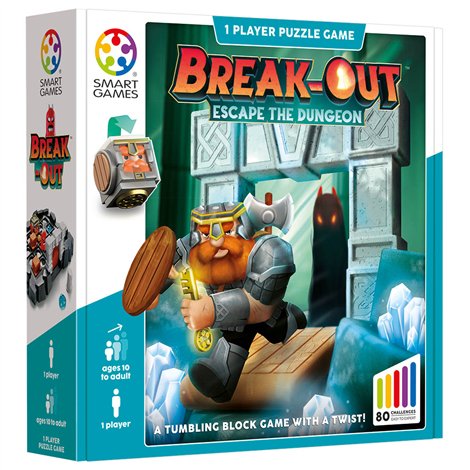 Smart Games Break-out Joc Logică 80 Provocări 10+ ani