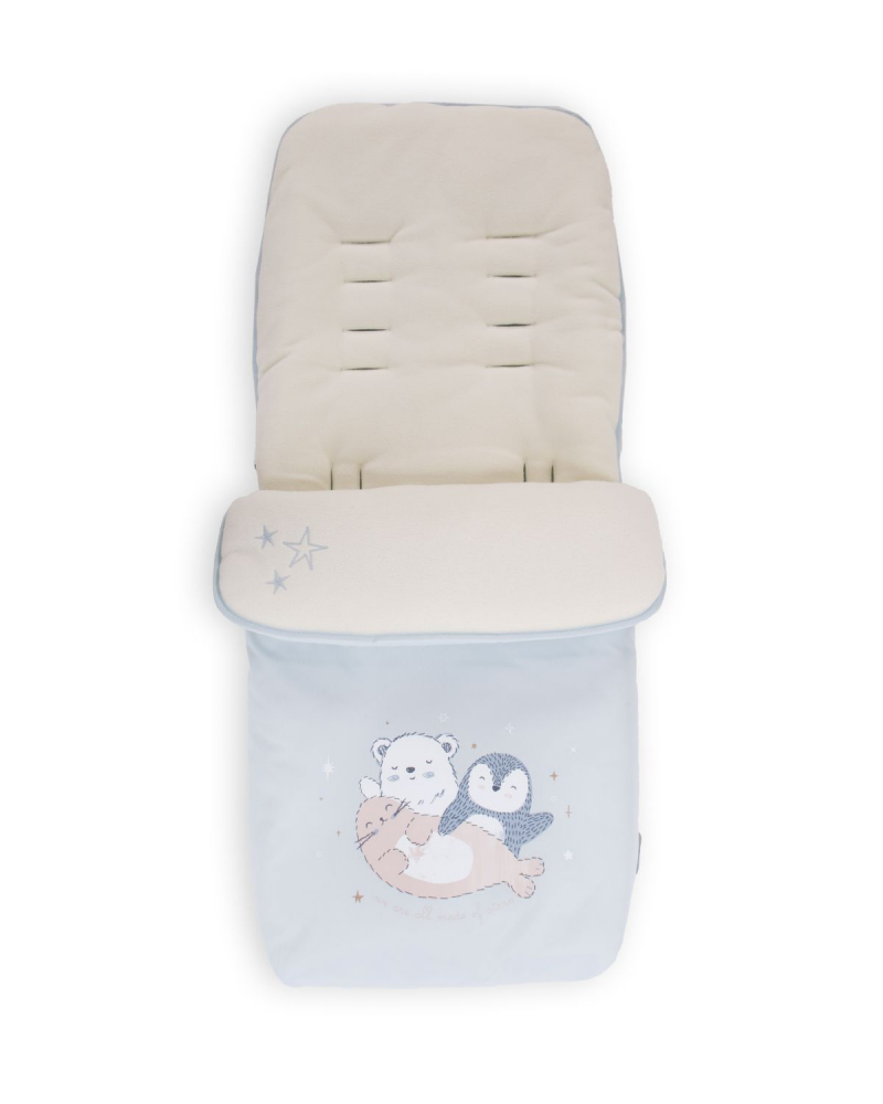 Saculet iarna Polar Friends Kikkaboo Blue - imagine 6