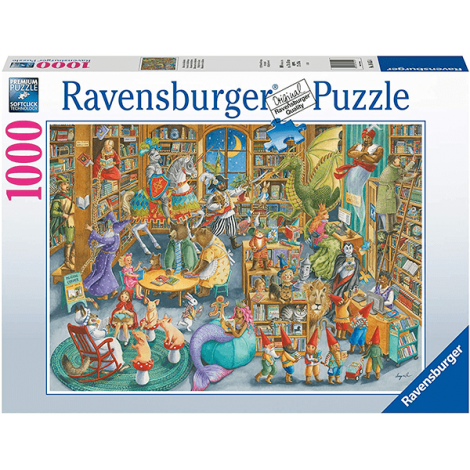 Puzzle Noapte în Librărie, 1000 piese, Ravensburger