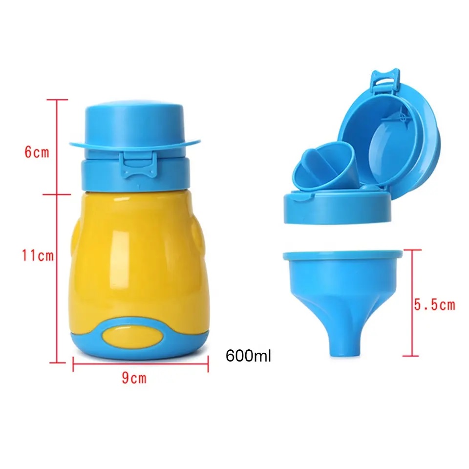 Pisoar Portabil Little Mom, Reutilizabil, 600ml - imagine 11