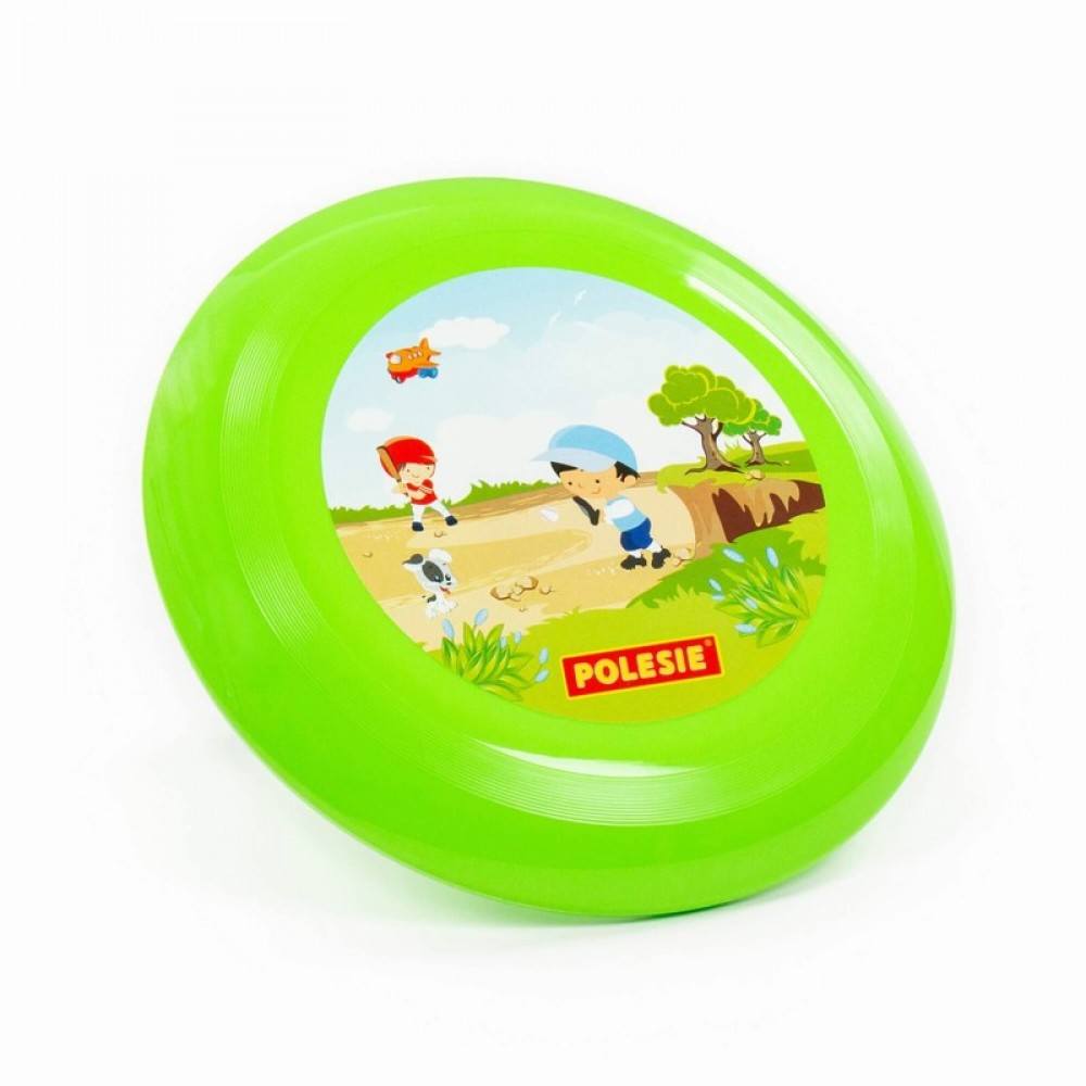 Disc Frisbee Polesie Funny Verde - Joc Exterior - imagine 2