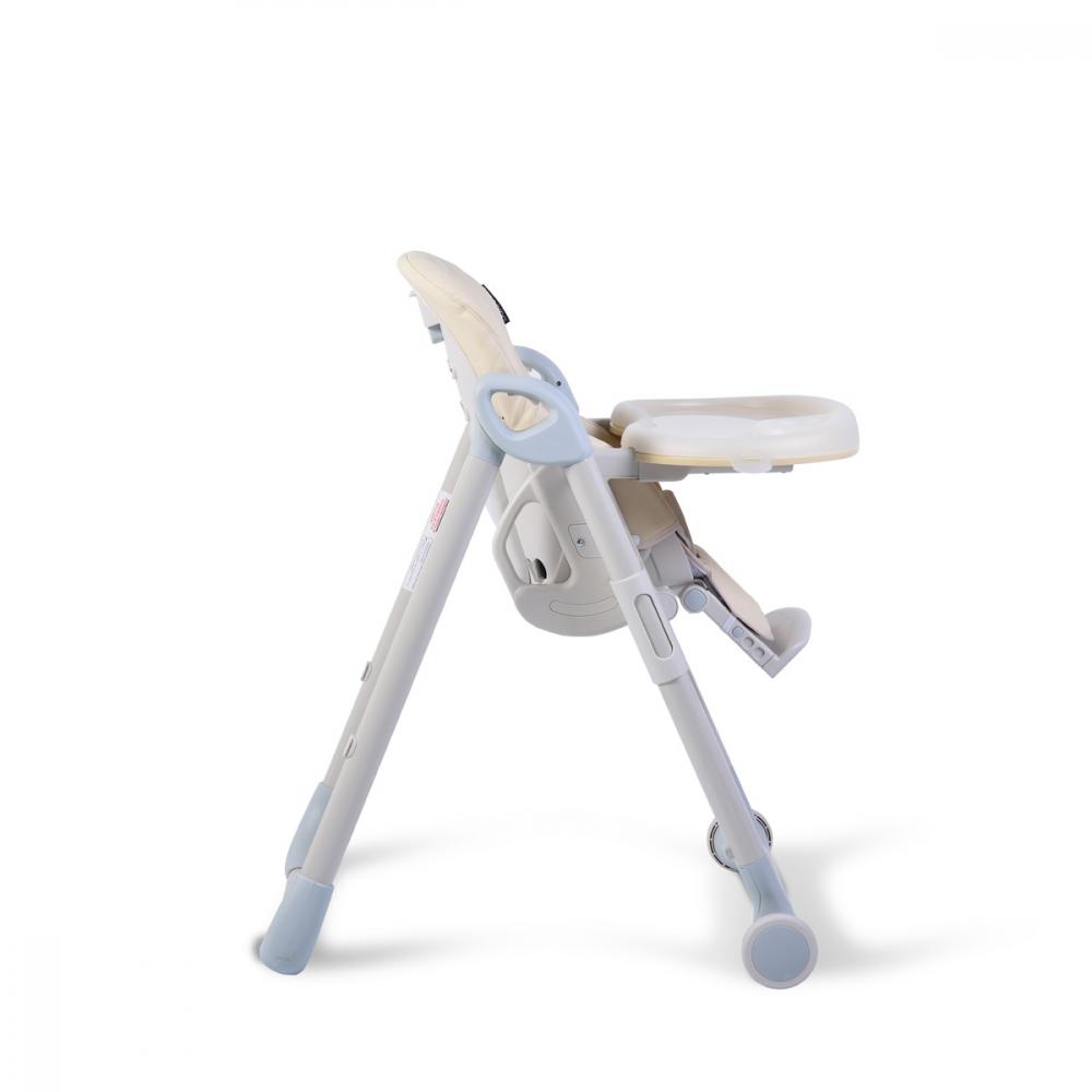Scaun de masa Cangaroo I Eat Beige Leather - imagine 3