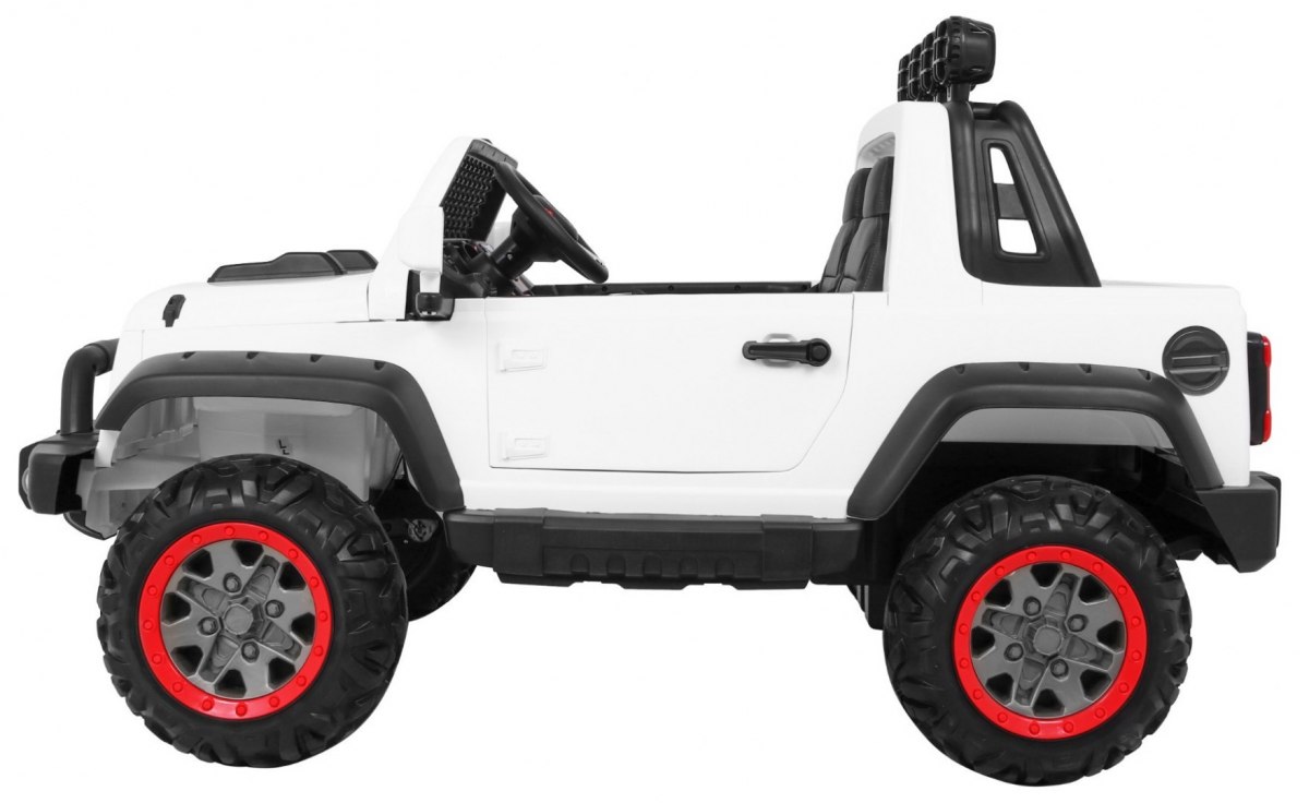 Masinuta Electrica 4x4 2 Locuri Alb | Autokids.ro - imagine 12