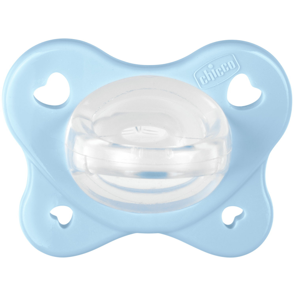 Suzete Chicco PhysioForma DualSoft bleu - imagine 7
