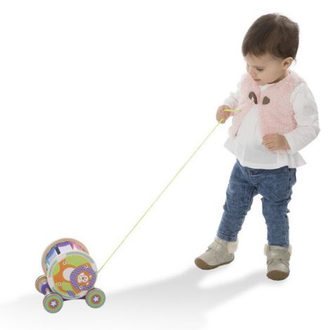 Xilofon Rotativ Melissa & Doug de Tras - imagine 2