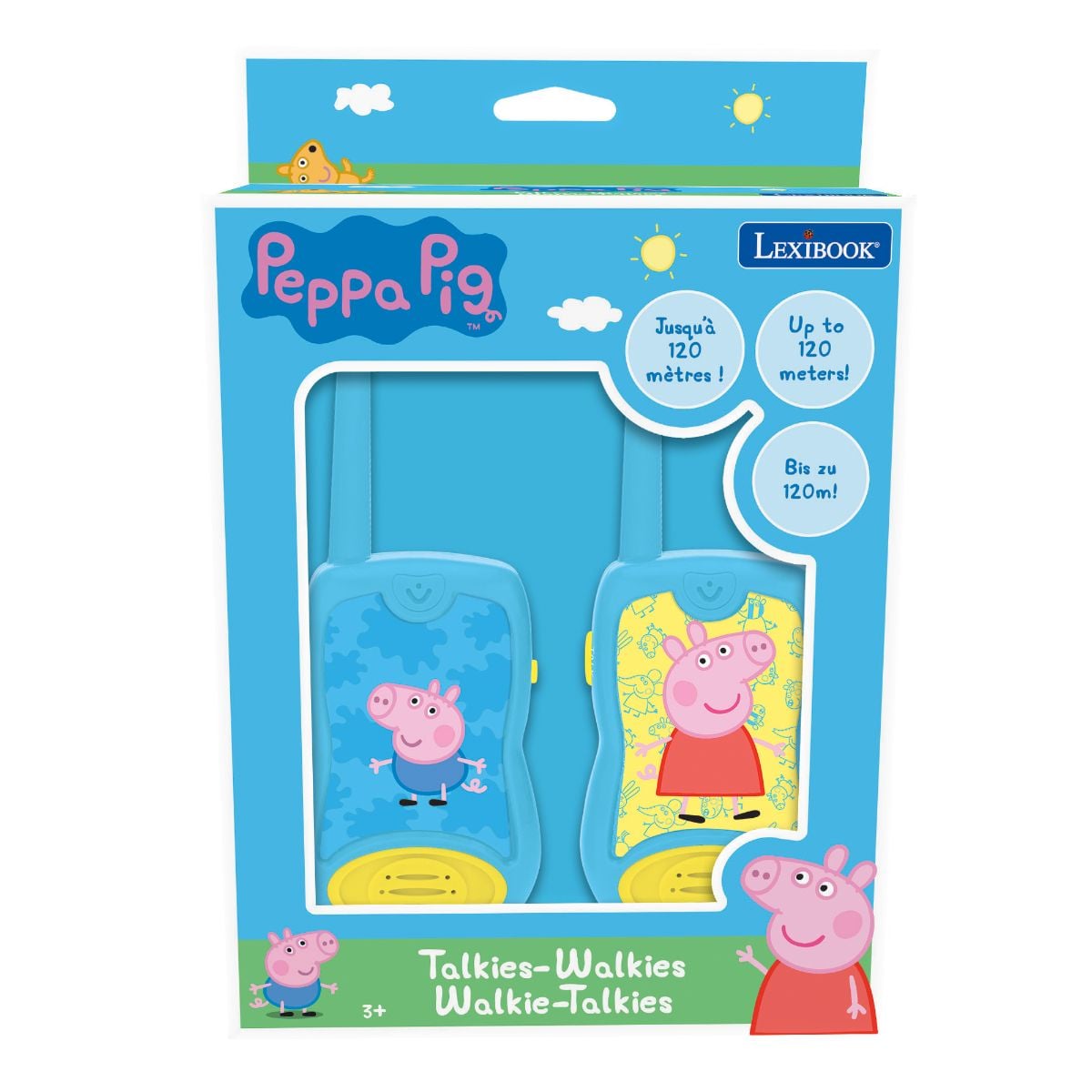 Set Walkie Talkie Peppa Pig Lexibook 120m