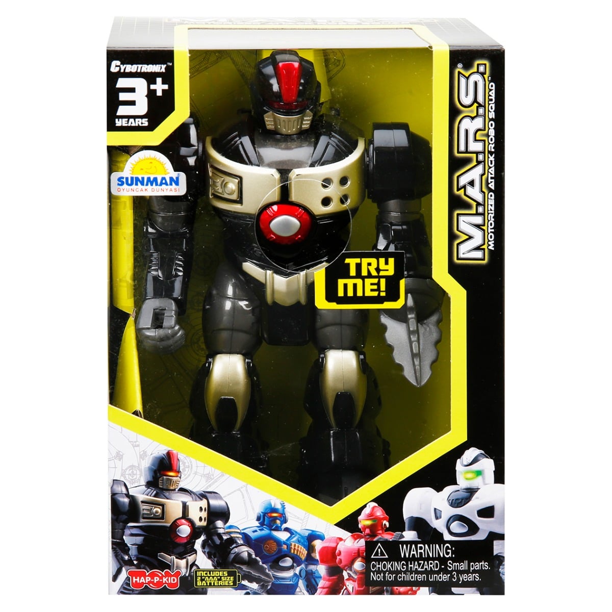 Robot Happy Kid M.A.R.S. 18 cm Interactiv Negru