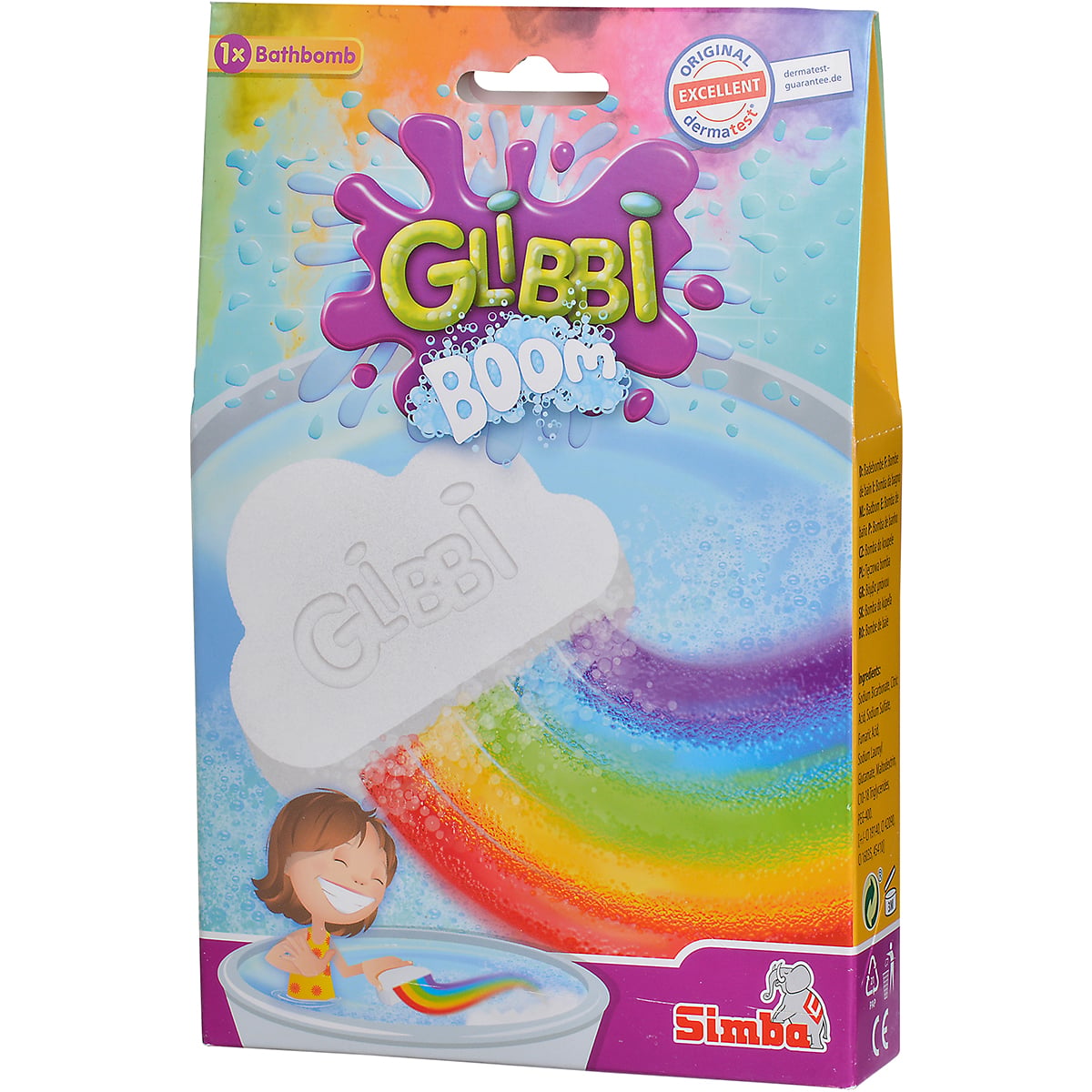 Pudră Baie Glibbi Efect Curcubeu