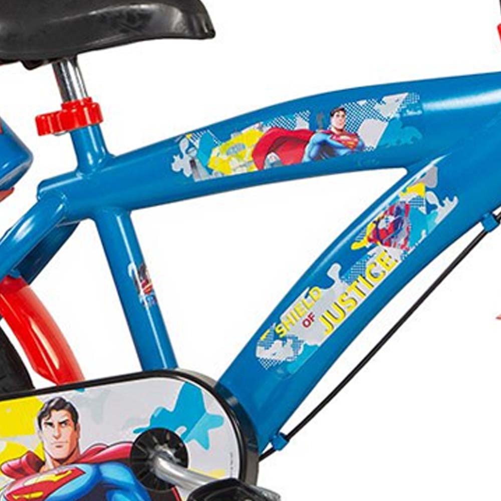 Bicicleta Toimsa Superman 16 inch cu roti ajutatoare