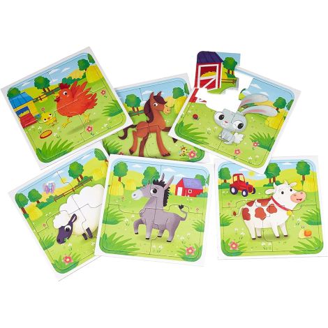 Lisciani Puzzle Fermă - Joc Educativ 3-4 Ani - imagine 3