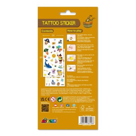 Tatuaje Pirati Avenir | Designuri Aurii și Argintii - imagine 5