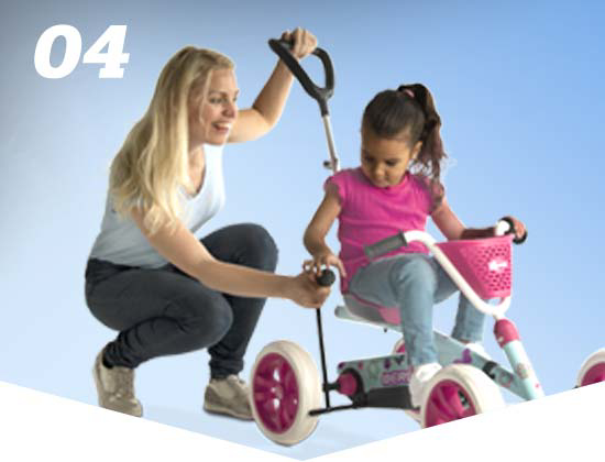 Kart Berg Buzzy Bloom 2 in 1 | Pedale directe