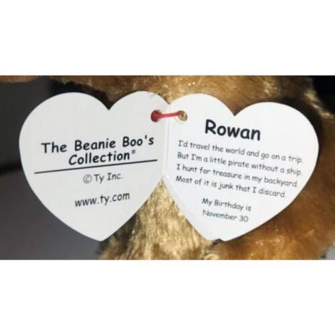 Rowan Catelul Pirat Ty | Plus 15cm Beanie Boos - imagine 5