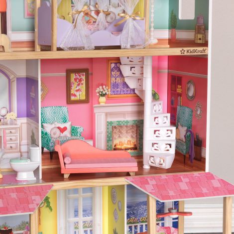 Casuta Papusi Viviana Kidkraft, 7 Camere, Mobilata - imagine 2