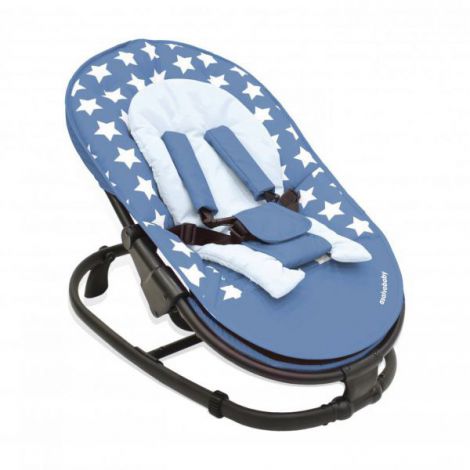 Balansoar Asalvo Baby Star Albastru, Pliabil - imagine 2