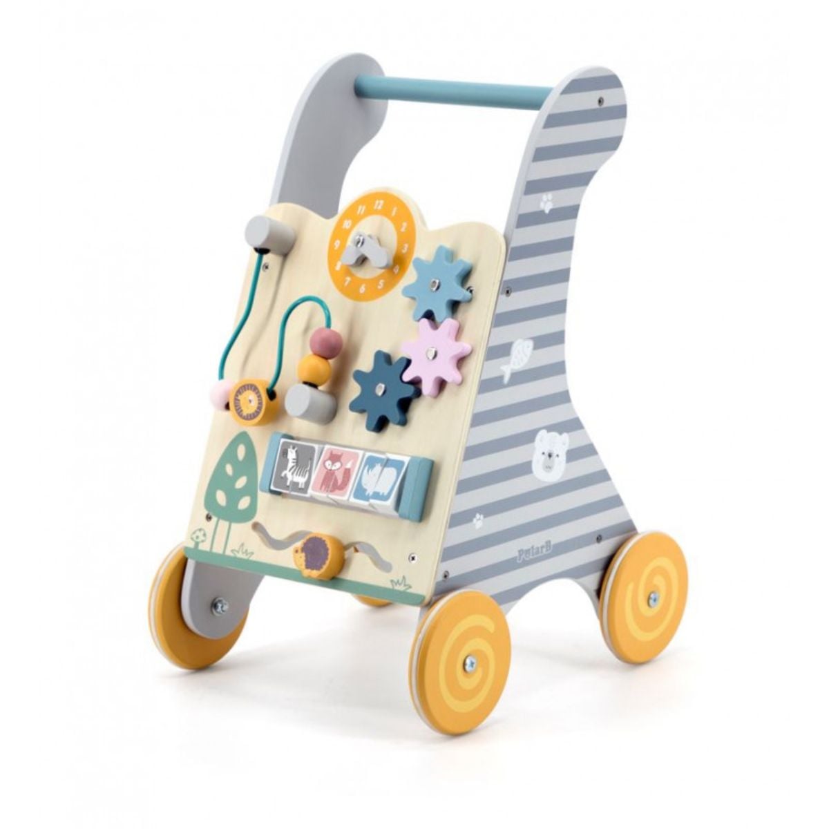 Antemergator Viga Montessori Gri, Educativ