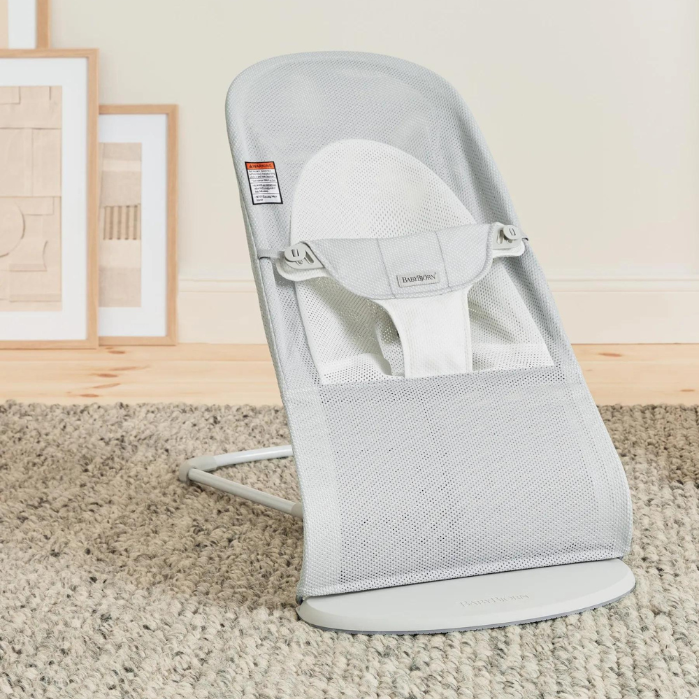 BabyBjorn Balance Soft SilverWhite Mesh - imagine 7