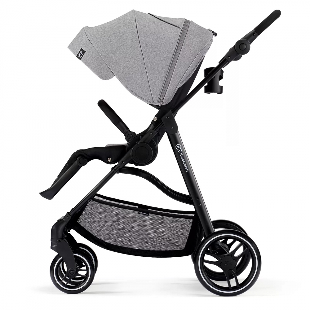 Carucior Kinderkraft Vesto Grey de la naștere - imagine 4