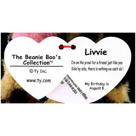Plus Leopard LIVVIE 15cm Ty - Jucărie Moale Prietenoasă - imagine 3