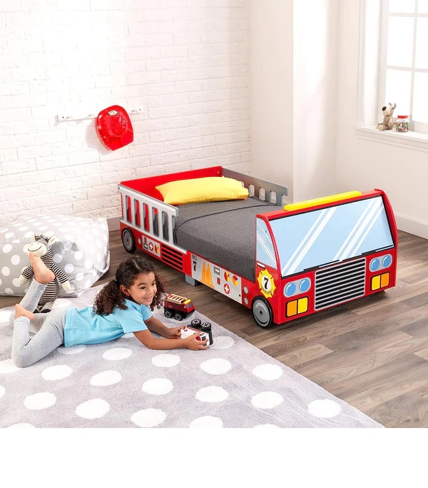 Pat Copii Camion Pompieri Ginger Home - imagine 3