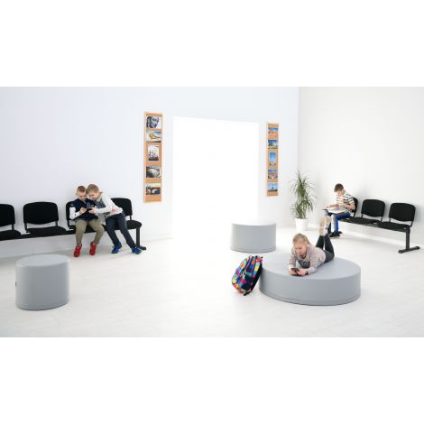 Puf Gri Extralarge Moje Bambino 120 cm - imagine 3