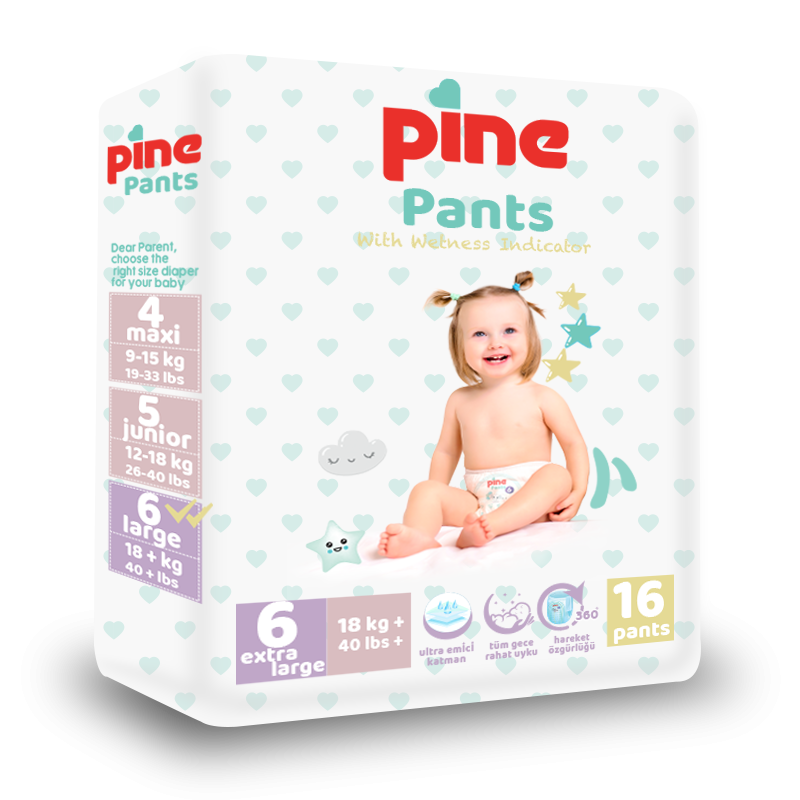 Scutece Pine Pants Eco XL +18kg | Anti-Iritație - imagine 2