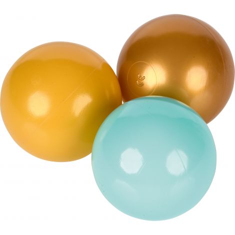 Set 250 Bile Aurii Piscină Moje Bambino - imagine 4