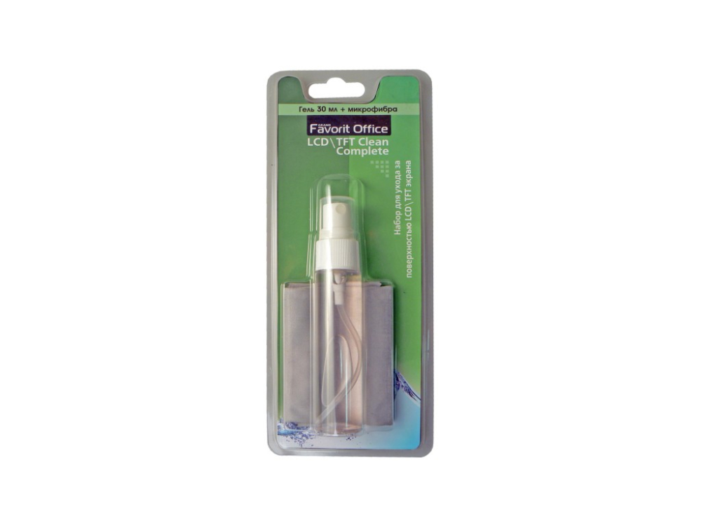 Spray Curățare Ecrane + Microfibra Favorit Office