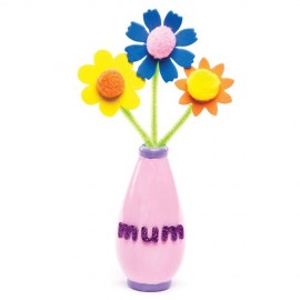 Flori cu pom-pom Baker Ross | Set 100 Bucăți - imagine 3