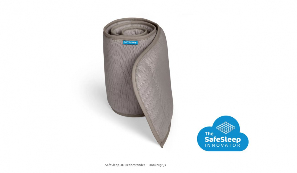 Protecție laterală Aerosleep gri, igienică și respirabilă - imagine 3